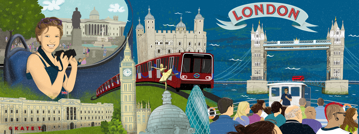 A Self-guided Sightseeing Tour of London, UK by KATE T. - Catharina Teofilovic