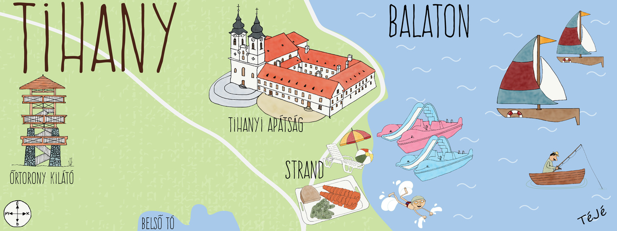 The Benedictine Abbey, Tihany, Hungary by Tóth Judit
