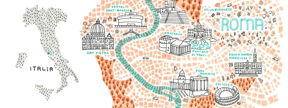 Roma, Italia by Amy Hevron