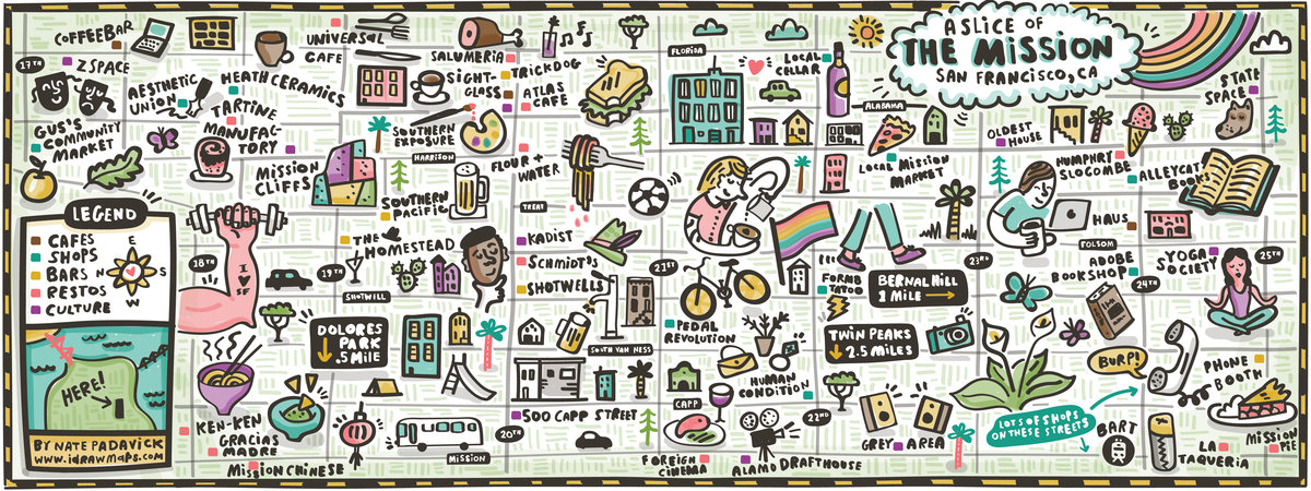 A Slice of the Mission in San Francisco, California by Nate Padavick