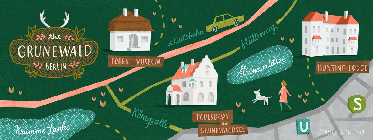 The Grunewald in Berlin, Germany by Rebecca Silus