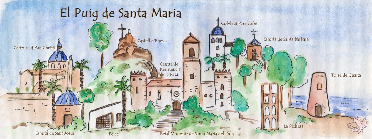 The History of El Puig de Santa Maria, a Little Town near Valencia, Spain by Som Somni