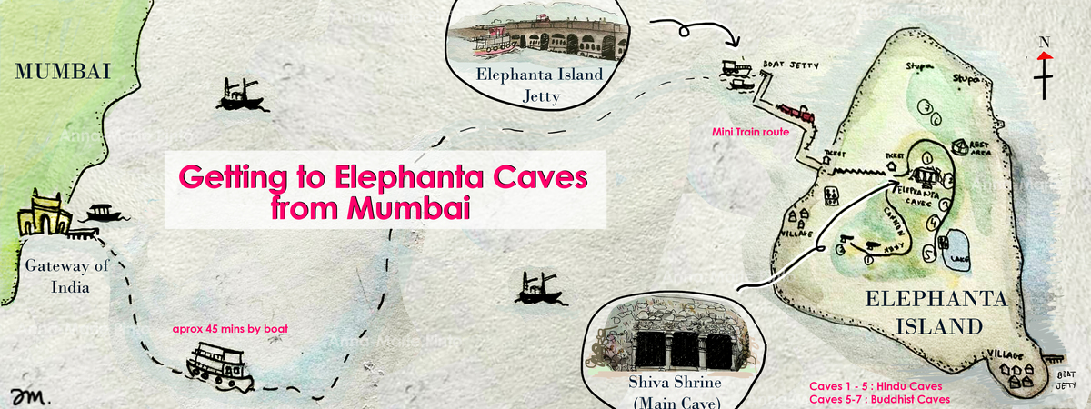 Elephanta Island, India by Anna-Marie Pinto