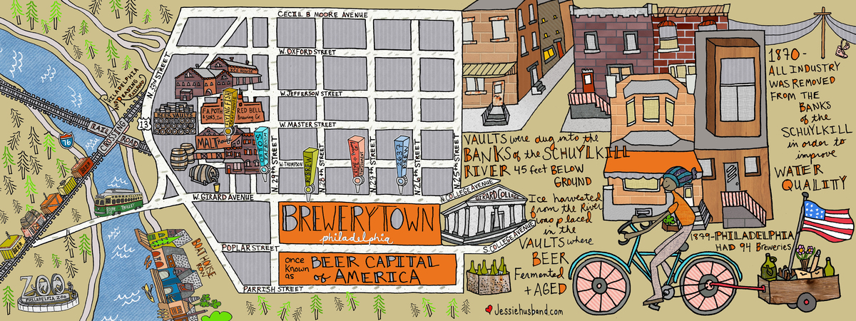 Brewerytown, Philadelphia, Pennsylvania by Jessie Husband