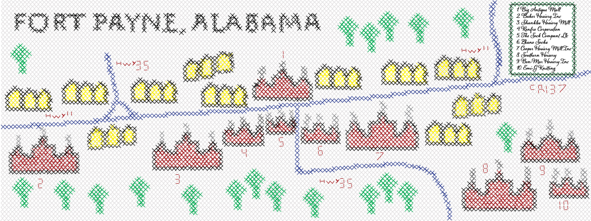 Fort Payne, Alabama: The Sock Capital of the World by Paula Oliver